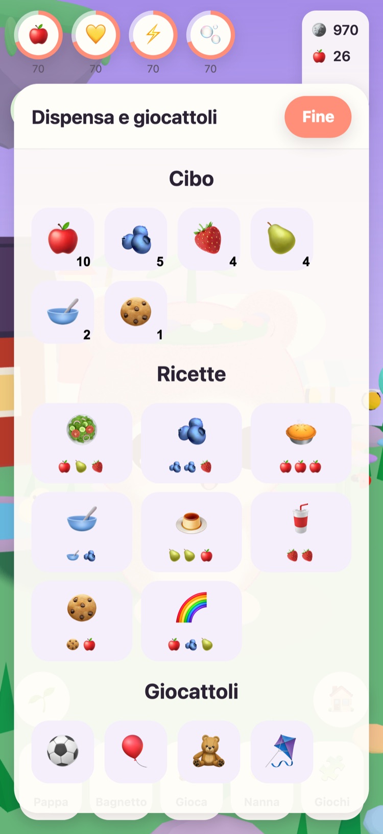 La dispensa: cibo, otto ricette in figure e giocattoli